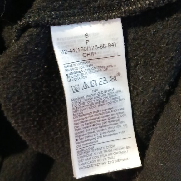 GAP Women's Crew Neck Sweatshirt Dark Navy SZ SM - Picture 9 of 9